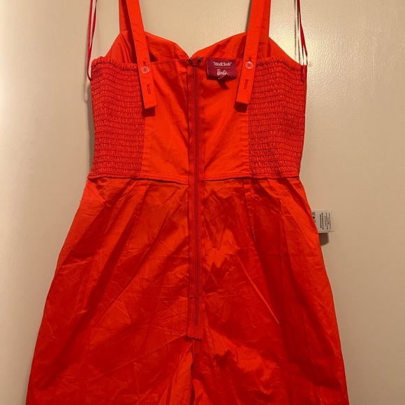 ModCloth x Barbie Orange Retro Romper S NWT - Picture 5 of 6